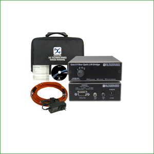 DG Technologies GENII COMBO FOB LIN and CAN fiber optic transceiver kit with battery pack for EMC immunity testing.